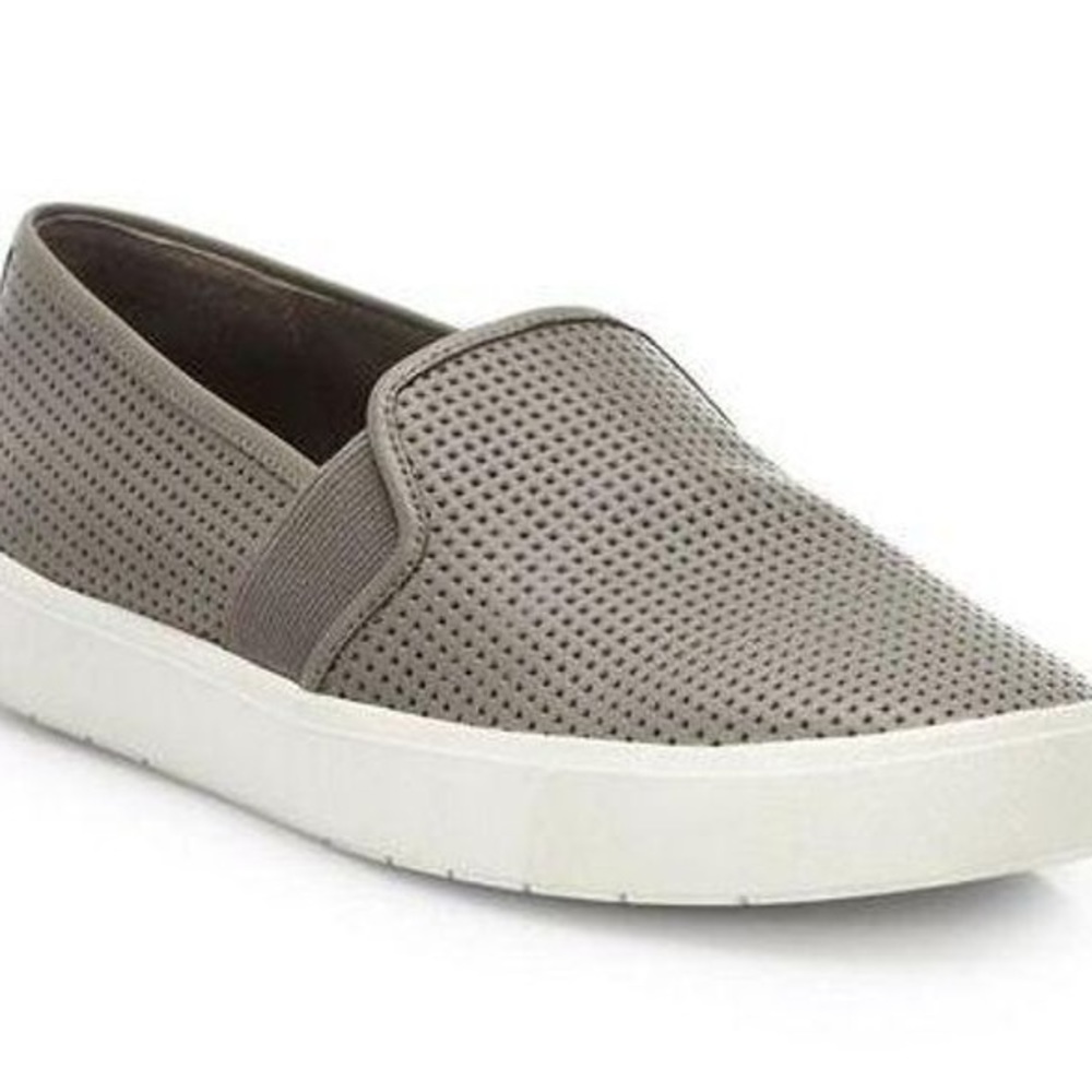 Vince Blair Perforated Leather Slip-On Sneakers Size 9